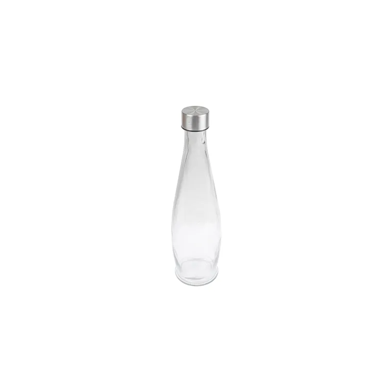 BOUTEILLE + COUVERCLE INOX WAKI GLASS 930 ML Ø9x32 CM TRANSPARENT VERRE (24 UNITÉ) BOUTEILLE + COUVERCLE INOX WAKI GLASS 930 ML Ø9x32 CM TRANSPARENT VERRE (24 UNITÉ)