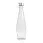 BOUTEILLE + COUVERCLE INOX WAKI GLASS 930 ML Ø9x32 CM TRANSPARENT VERRE (24 UNITÉ) BOUTEILLE + COUVERCLE INOX
