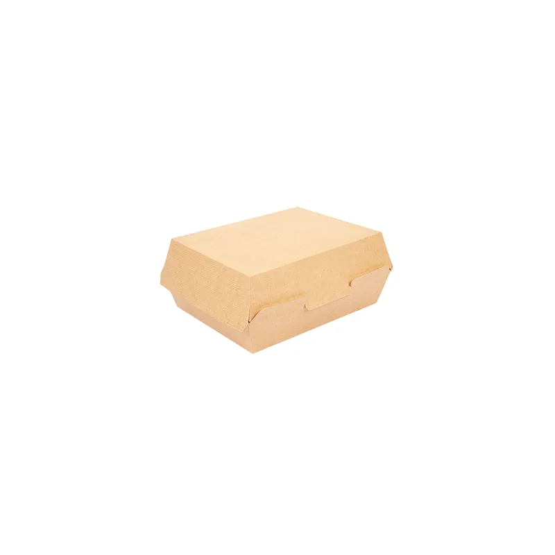 BOÎTES "LUNCH BOX B" THEPACK  22,5x17x8,5 CM NATUREL CARTON NANO-MICRO (300 UNITÉ)