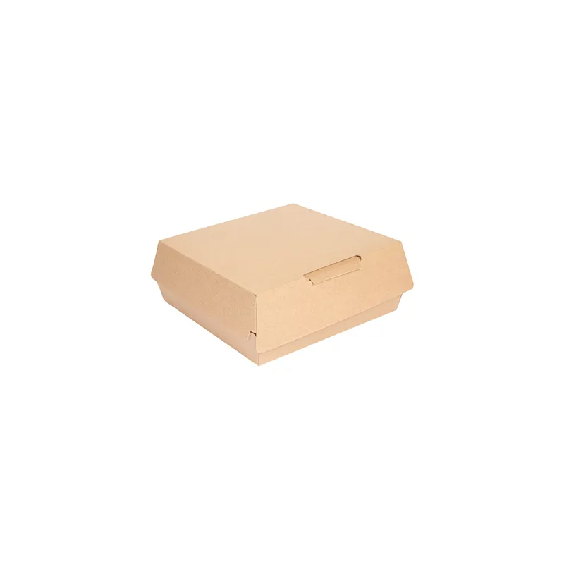 BOÎTES "LARGE LUNCH BOX" THEPACK  23,5x24x8,7 CM NATUREL CARTON NANO-MICRO (150 UNITÉ)