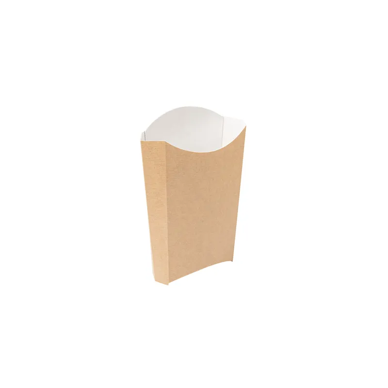 BOÎTES À FRITES THEPACK 190 G 14,5x9,5x18 CM NATUREL CARTON NANO-MICRO (1200 UNITÉ)