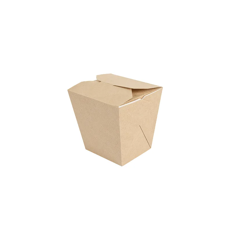 RÉCIPIENTS MULTIUSAGES MICRO-ONDABLES THEPACK 480 ML 7,7x5,7x9 CM NATUREL CARTON NANO-MICRO + PP (480 UNITÉ)