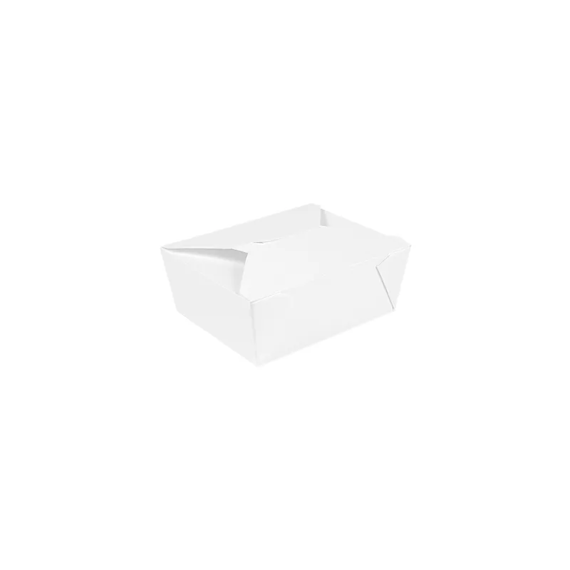 BOÎTES AMÉRICAINES THEPACK 1350 ML 15,2x12,1x6,5 CM BLANC CARTON NANO-MICRO + PP (300 UNITÉ)