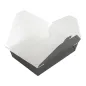 BOÎTES AMÉRICAINES MICRO-ONDABLES THEPACK 1470 ML 19,6x14x4,5 CM NOIR CARTON NANO-MICRO + PP (300 UNITÉ) BOÎTES AMÉRICAINES MICRO-ONDABLES