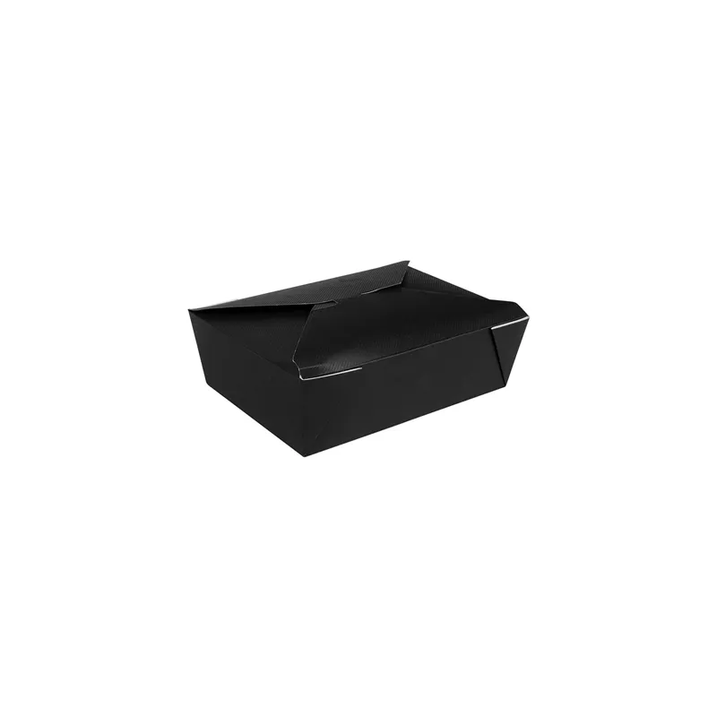 BOÎTES AMÉRICAINES MICRO-ONDABLES THEPACK 1980 ML 19,6x14x6,2 CM NOIR CARTON NANO-MICRO + PP (200 UNITÉ) BOÎTES AMÉRICAINES MICRO-ONDABLES THEPACK 1980 ML 19,6x14x6,2 CM NOIR CARTON NANO-MICRO + PP (200 UNITÉ)