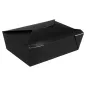 BOÎTES AMÉRICAINES MICRO-ONDABLES THEPACK 1980 ML 19,6x14x6,2 CM NOIR CARTON NANO-MICRO + PP (200 UNITÉ) BOÎTES AMÉRICAINES MICRO-ONDABLES