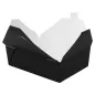BOÎTES AMÉRICAINES MICRO-ONDABLES THEPACK 1980 ML 19,6x14x6,2 CM NOIR CARTON NANO-MICRO + PP (200 UNITÉ) BOÎTES AMÉRICAINES MICRO-ONDABLES