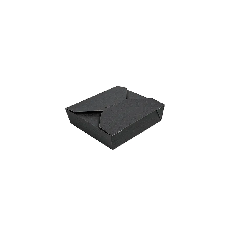 BOÎTES AMÉRICAINES MICRO-ONDABLES THEPACK 2910 ML 21,7x21,7x6 CM NOIR CARTON NANO-MICRO + PP (100 UNITÉ) BOÎTES AMÉRICAINES MICRO-ONDABLES THEPACK 2910 ML 21,7x21,7x6 CM NOIR CARTON NANO-MICRO + PP (100 UNITÉ)