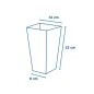 RECIPIENTS POP-CORNS THEPACK 'STRIPES' 3 L 9x14x23 CM BLANC CARTON NANO-MICRO (600 UNITÉ) RECIPIENTS POP-CORNS