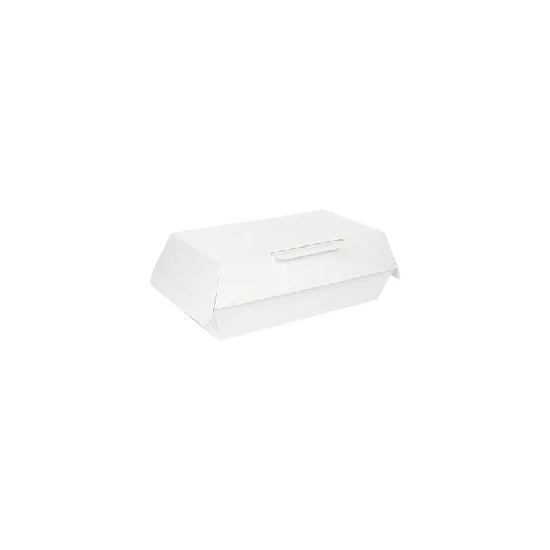 BOÎTES "LUNCH BOX" THEPACK  19,5x11,5x6,5 CM BLANC CARTON NANO-MICRO (300 UNITÉ)