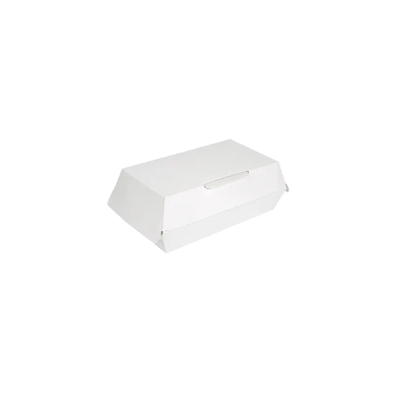 BOÎTES "LUNCH BOX" THEPACK  22x13x7,5 CM BLANC CARTON NANO-MICRO (300 UNITÉ)