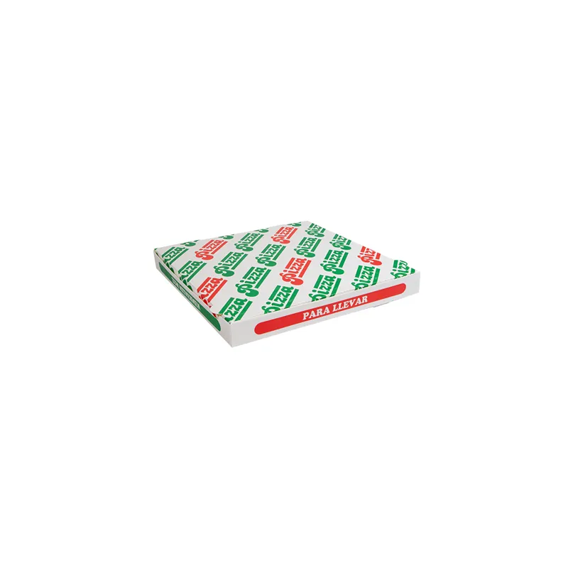BOÎTES PIZZA   36x36x4 CM BLANC CARTON MICROCANAL (100 UNITÉ)