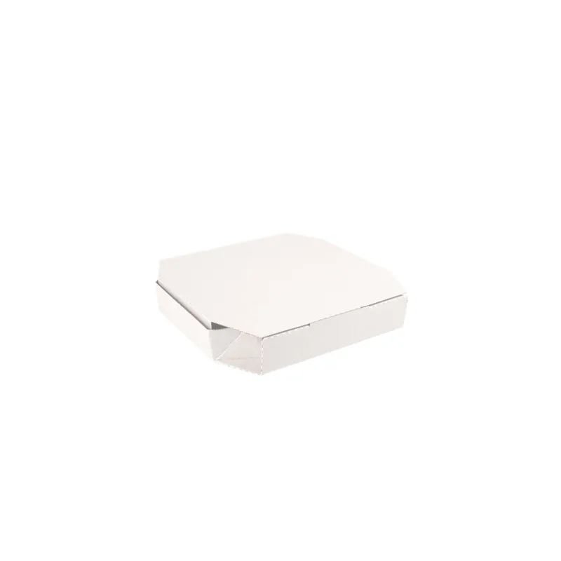 BOÎTES OCTOGONAL   29x29x3,8 CM BLANC CARTON MICROCANAL (100 UNITÉ)