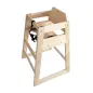 CHAISE HAUTE POUR ENFANTS 51x51x74 CM NATUREL BOIS (1 UNITÉ) CHAISE HAUTE POUR ENFANTS