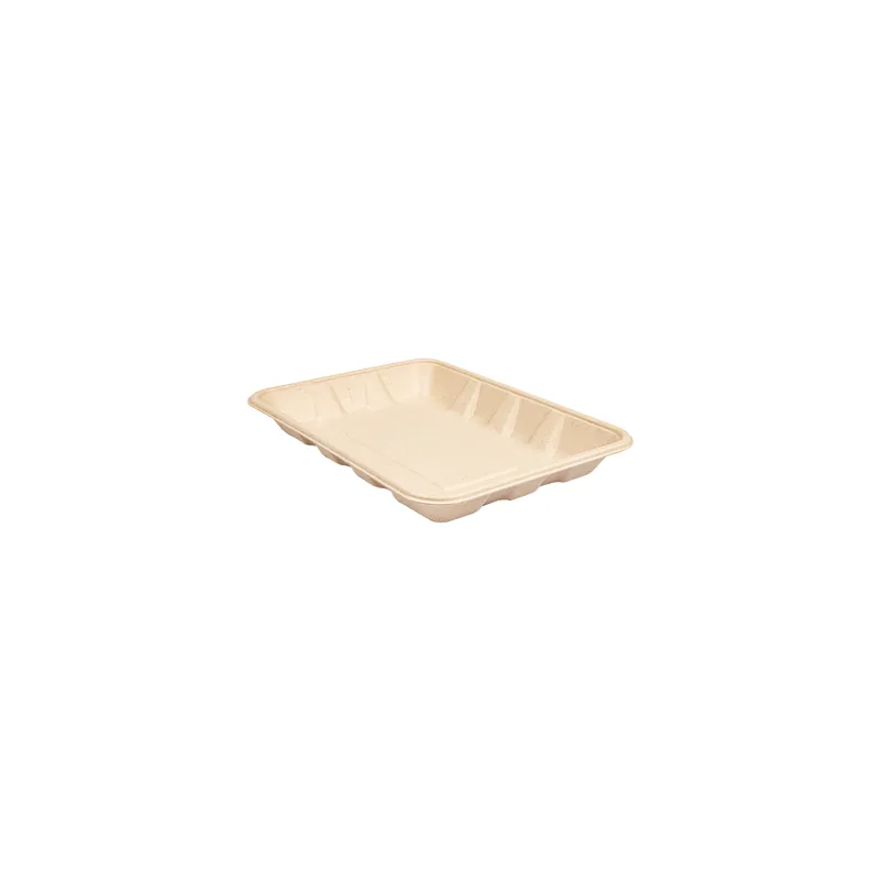PLATEAUX BIONIC 700 ML 23,7x17,3x3 CM NATUREL BAGASSE (400 UNITÉ)