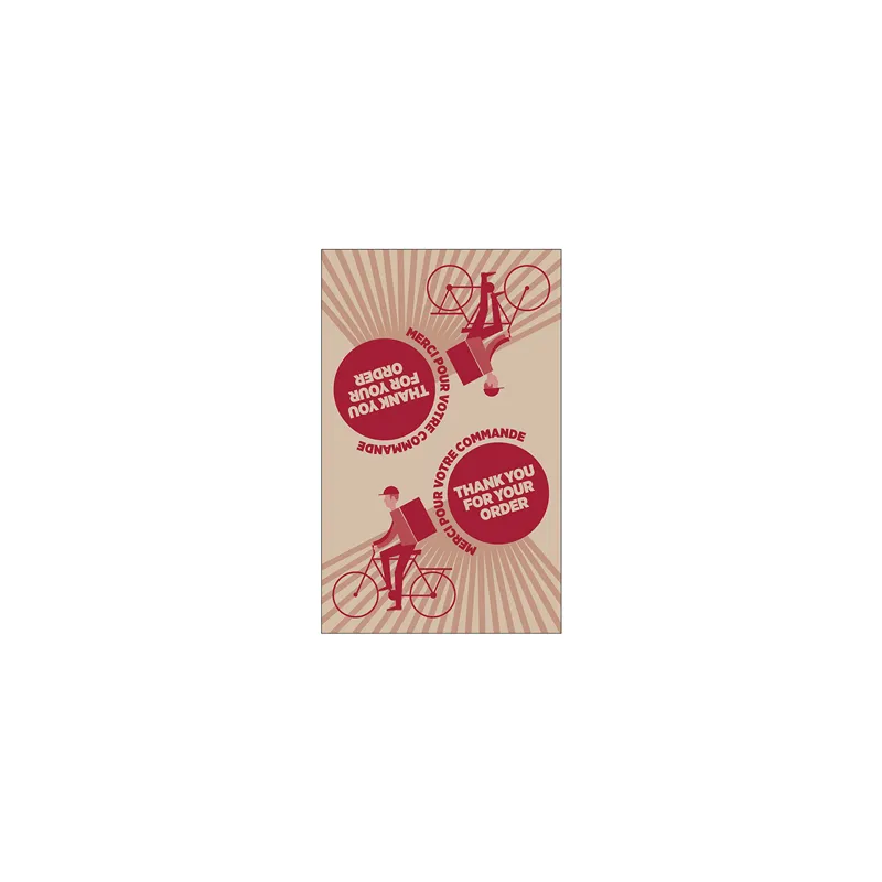 ETIQUETTES ADHESIVES   5x8 CM NATUREL KRAFT (1000 UNITÉ)