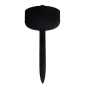 PIQUES ARDOISES PLAQUE 9,6x7x21,5 (h) CM NOIR BOIS (3 UNITÉ) PIQUES ARDOISES PLAQUE