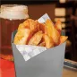 BOÎTES À FRITES S ARTINOX 9x5,1x12,1 CM ARGENTE INOX (12 UNITÉ) BOÎTES À FRITES S