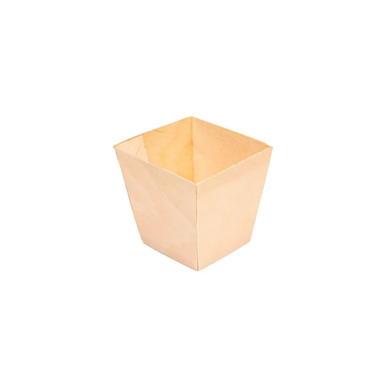 MINI BOL EN FEUILLE DE PEUPLIER WOOD  4,5x4,5x4,5 CM NATUREL BOIS (50 UNITÉ)