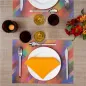 SETS DE TABLE OFFSET 'GEOMETRIC' 70 G/M2 30x42 CM QUADRICHROMIE CELLULOSE (2000 UNITÉ) SETS DE TABLE OFFSET