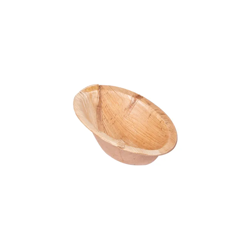 BOL OVALE COURBE ARECA 70 ML 10x7,2x4,8 CM NATUREL ARECA (200 UNITÉ)