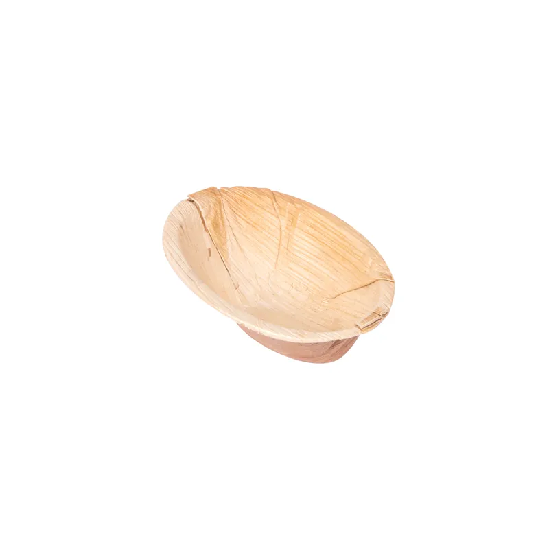 BOL OVALE COURBE ARECA 110 ML 12x8,6x5 CM NATUREL ARECA (200 UNITÉ)