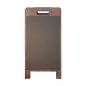 ARDOISE EN ANGLE 2 FACES MAGNÉTIQUE 38x45x78 CM NOIR BOIS (1 UNITÉ) ARDOISE EN ANGLE 2 FACES MAGNÉTIQUE