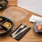 SET 4/1 COUVERTS +SERVIETTE WOOD 'CLASSIC' 20 CM NATUREL BOIS (100 UNITÉ) SET 4/1 COUVERTS +SERVIETTE