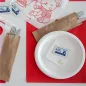 ÉTUIS POUR COUVERTS 32 G/M2 7+4x22 CM NATUREL KRAFT (500 UNITÉ) ÉTUIS POUR COUVERTS