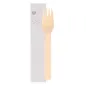 FOURCHETTES SACHET WOOD 'MAKAN' 15,5 CM NATUREL BOIS (100 UNITÉ) FOURCHETTES SACHET