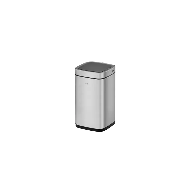 POUBELLE À DÉTECTEUR DE MOUVEMENT  12L 24,2x24,4x42,8 CM ARGENTE INOX (1 UNITÉ)