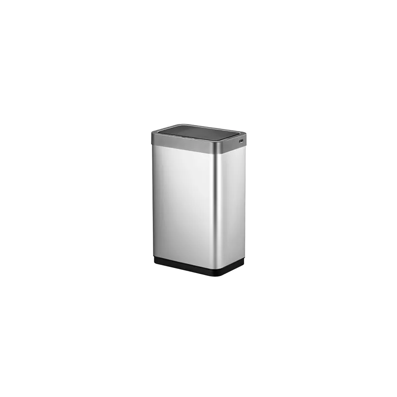 POUBELLE À DÉTECTEUR DE MOUVEMENT  47L 27,9x46,9x64,7 CM ARGENTE INOX (1 UNITÉ)