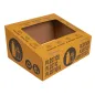 COUVERCLE DE CONTENEUR 38,4x31,1x12 CM JAUNE CARTON (10 UNITÉ) COUVERCLE DE CONTENEUR
