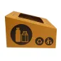 COUVERCLE DE CONTENEUR 38,4x31,1x12 CM JAUNE CARTON (10 UNITÉ) COUVERCLE DE CONTENEUR