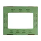 COUVERCLE EN VERRE 38,4x31,1x12 CM VERT CARTON (10 UNITÉ) COUVERCLE EN VERRE