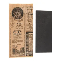 SERVIETTES D.P NOIRES EMBALLÉES