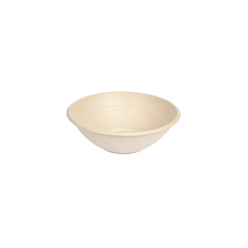 BOLS BIONIC 950 ML Ø 19,6x6,5 CM NATUREL BAGASSE (400 UNITÉ) BOLS BIONIC 950 ML Ø 19,6x6,5 CM NATUREL BAGASSE (400 UNITÉ)