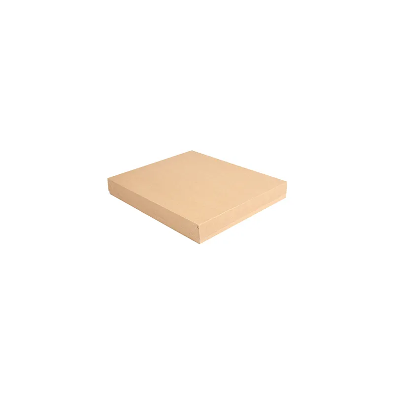 PLATEAUX + COUVERCLE THEPACK  32x27x4 CM NATUREL CARTON NANO-MICRO (150 UNITÉ)