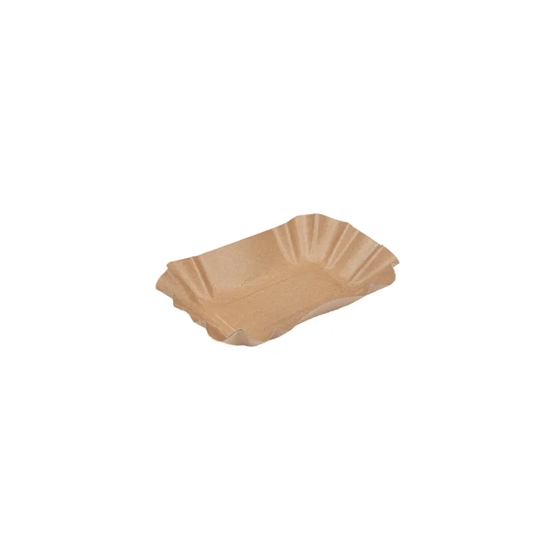 PLATEAUX OVALES 300 G/M2 14x9x3 CM NATUREL KRAFT (2000 UNITÉ) PLATEAUX OVALES 300 G/M2 14x9x3 CM NATUREL KRAFT (2000 UNITÉ)