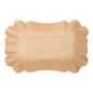 PLATEAUX OVALES 300 G/M2 14x9x3 CM NATUREL KRAFT (2000 UNITÉ) PLATEAUX OVALES