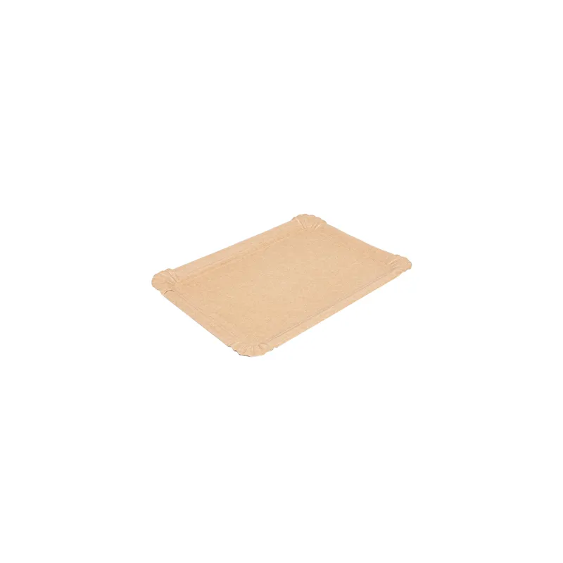 PLATEAUX PÂTISSERIE - PETITS 340 G/M2 23x17 CM NATUREL KRAFT (250 UNITÉ) PLATEAUX PÂTISSERIE - PETITS 340 G/M2 23x17 CM NATUREL KRAFT (250 UNITÉ)