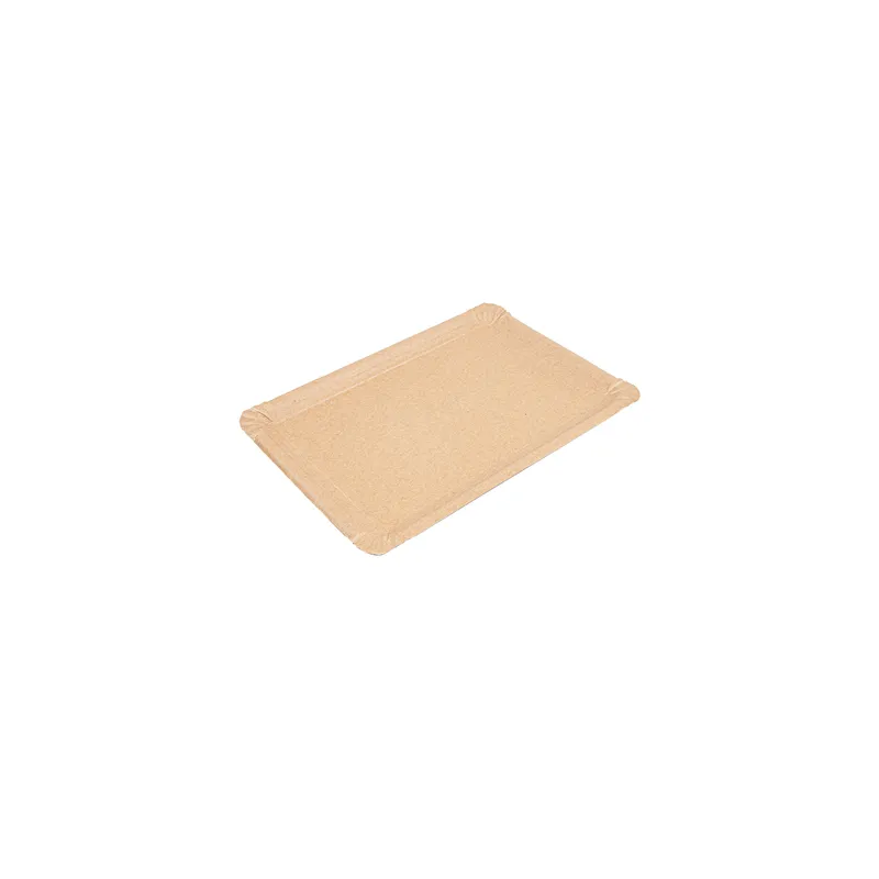 PLATEAUX PÂTISSERIE - MOYENS  340 G/M2 26x18 CM NATUREL KRAFT (250 UNITÉ)