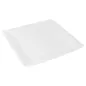 ASSIETTES CARRÉES 245 G/M2 23x23 CM BLANC CARTON (400 UNITÉ) ASSIETTES CARRÉES