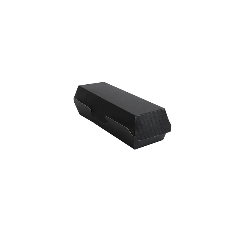 COQUILLES "HOT DOG" THEPACK  23,2x9x6,3 CM NOIR CARTON NANO-MICRO (450 UNITÉ)