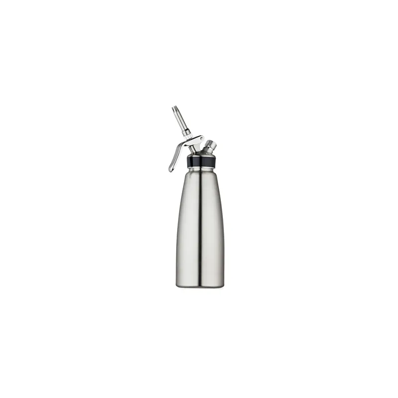 SIPHON CRÈME CHANTILLY  1 L Ø 9,5x26,5 CM ARGENTE INOX (1 UNITÉ)