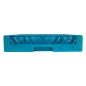 CASIER DE LAVAGE 16 COMPART. VERRES 50x50x10 CM BLEU PP (1 UNITÉ) CASIER DE LAVAGE 16 COMPART. VERRES