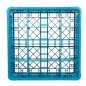 CASIER DE LAVAGE 16 COMPART. VERRES 50x50x10 CM BLEU PP (1 UNITÉ) CASIER DE LAVAGE 16 COMPART. VERRES