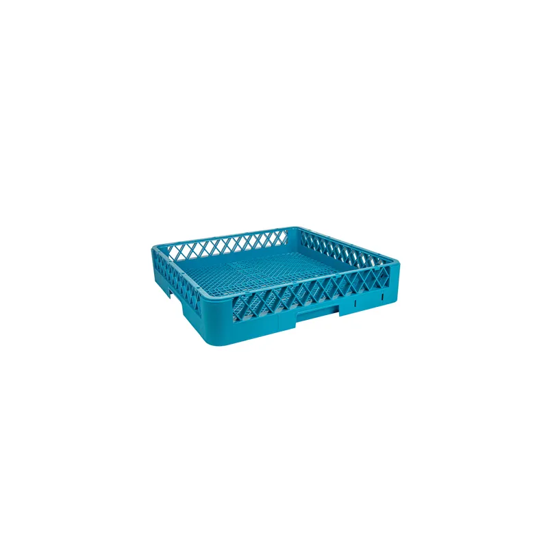CASIER DE LAVAGE POUR COUVERTS   50x50x10 CM BLEU PP (1 UNITÉ)
