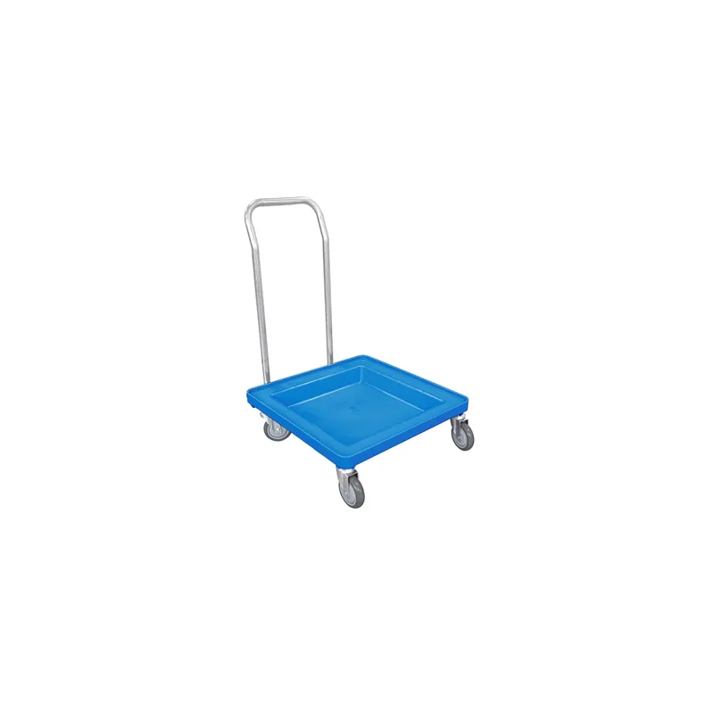 CHARIOT TRANSPORT POUR RACKS   54x54x81 CM BLEU PP (1 UNITÉ)