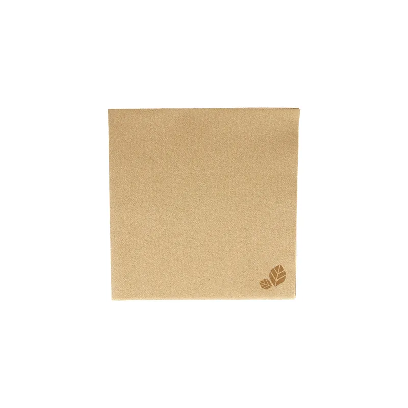 SERVIETTES P. 1/4  55 G/M2 20x20 CM NATUREL AIRLAID (3600 UNITÉ)